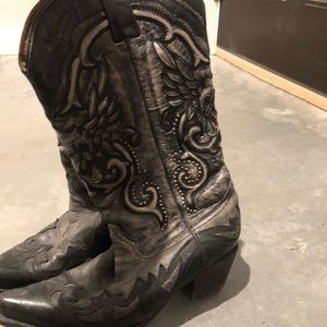 Corral Black Cowboy Boots